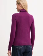 United Colors of Benetton поло дамско от вълна виолетово 1002D2348