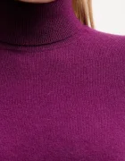 United Colors of Benetton поло дамско от вълна виолетово 1002D2348