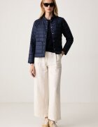 United Colors of Benetton пуловер дамски от вълна тъмносин 1IOVE10HM
