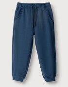 United Colors of Benetton спортен панталон за деца от памук тъмносин 3J68CF077