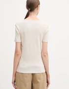 United Colors of Benetton тениска дамска от памук бежова 3GA8E16A2