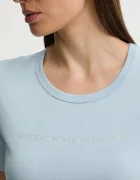United Colors of Benetton тениска дамска от памук синя 3GA8E16A2