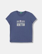 United Colors of Benetton тениска за деца от памук синя 3I1XC10S6