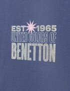 United Colors of Benetton тениска за деца от памук синя 3I1XC10S6