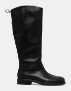 Vagabond Shoemakers Кожени ботуши FREYA в черно с равна подметка 6006-001-20