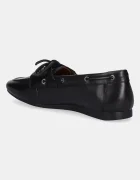 Vagabond Shoemakers Кожени мокасини HILLARY в черно с равна подметка 5925-401-20