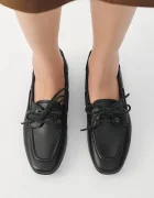 Vagabond Shoemakers Кожени мокасини HILLARY в черно с равна подметка 5925-401-20