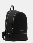 Valentino Bags Раница дамска в черно голям размер с изчистен дизайн VBS7LX02