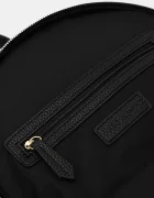 Valentino Bags Раница дамска в черно голям размер с изчистен дизайн VBS7LX02