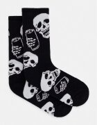 Vans чорапи Verne Crew черни VN000X7TY281