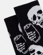 Vans чорапи Verne Crew черни VN000X7TY281