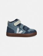 Veja Small V-10 Mid маратонки за деца от велур сини DV0322140