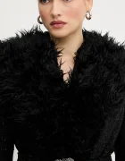 Versace Jeans Couture Палто с вълна в черно 79HAT413 N0539