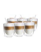 Vialli Design Комплект чаши Vita 320 ml (6 броя) в прозрачен цвят