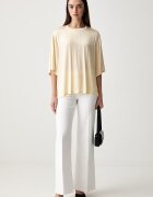 VICOLO дънки wide leg дамски бели DAB5169