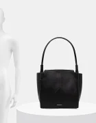 Victoria Beckham шопинг чанта дамска от кожа черна B325AAC006915A