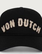 Von Dutch шапка с козирка от памучна материя черна VD/0/CAS2/BUCKL/NR