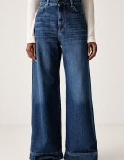 Weekend Max Mara дънки wide leg дамски WKDCIRO тъмносини 2625186032600