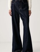 Weekend Max Mara дънки wide leg дамски WKDSPORT тъмносини 2625186022600