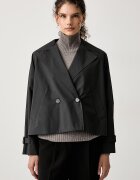 Weekend Max Mara къс шлифер дамски WKDBOERO черен 2625026011600
