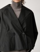 Weekend Max Mara къс шлифер дамски WKDBOERO черен 2625026011600