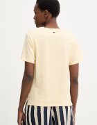 Weekend Max Mara Памучна тениска BORA дамска в жълто 2615971042600
