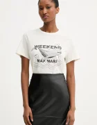 Weekend Max Mara Памучна тениска GUGLIA