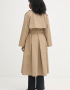 Weekend Max Mara шлифер дамски от памук GIUNCHI бежов 2615021011600
