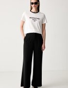 Weekend Max Mara тениска дамска от памук WKDEDISON бяла 2625976041600