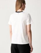 Weekend Max Mara тениска дамска от памук WKDEDISON бяла 2625976041600