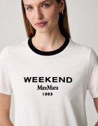 Weekend Max Mara тениска дамска от памук WKDEDISON бяла 2625976041600