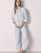 women'secret Пижама от две части дамска синя 3133520
