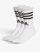 adidas 3 Packs Cushioned Sportswear 3-Stripes White