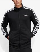 adidas Essentials 3 Stripes Tricot Jacket Black