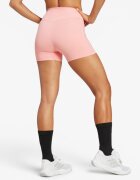 adidas Optimé 4-Inch Raw Cut Hem Leggings Pink