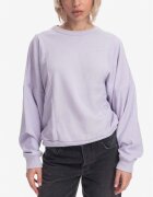 adidas Originals Embroidered Logo Crew Neck Sweatshirt Purple