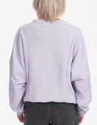 adidas Originals Embroidered Logo Crew Neck Sweatshirt Purple