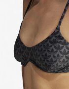 adidas Originals Monogram Swim Top Black/Grey