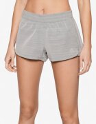 adidas Pacer Training 3-Stripes Heather Woven Shorts Grey