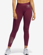 adidas Sportswear Holiday Shine Graphic Leggings Burgundy