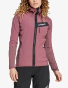 adidas Terrex Techrock Wind Fleece Jacket Burgundy