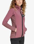 adidas Terrex Techrock Wind Fleece Jacket Burgundy