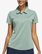 adidas Women's Solid Performance Short Sleeve Polo Shirt Green