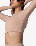 adidas x Stella McCartney True Strength Cropped Long Sleeve Pink