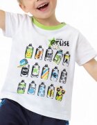 Chicco Boys Tee White/Green