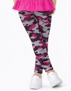 Chicco Girls Striped Leggings Grey/Red