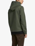 JACK&JONES Colourblock Logo Hoodie Green