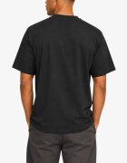 JACK&JONES Jcolido Aop Front Print Tee SS Crew Neck Black