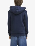 JACK&JONES Jjelogo Sweat Ziphood 2Col Noos JNR Navy