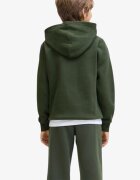 JACK&JONES Jjestar JJ Sweat Hood Noos JNR Green